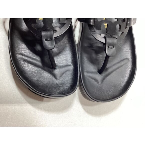 Tory Burch Miller Cloud Sandals in Black Size 6 - Picture 13 of 13